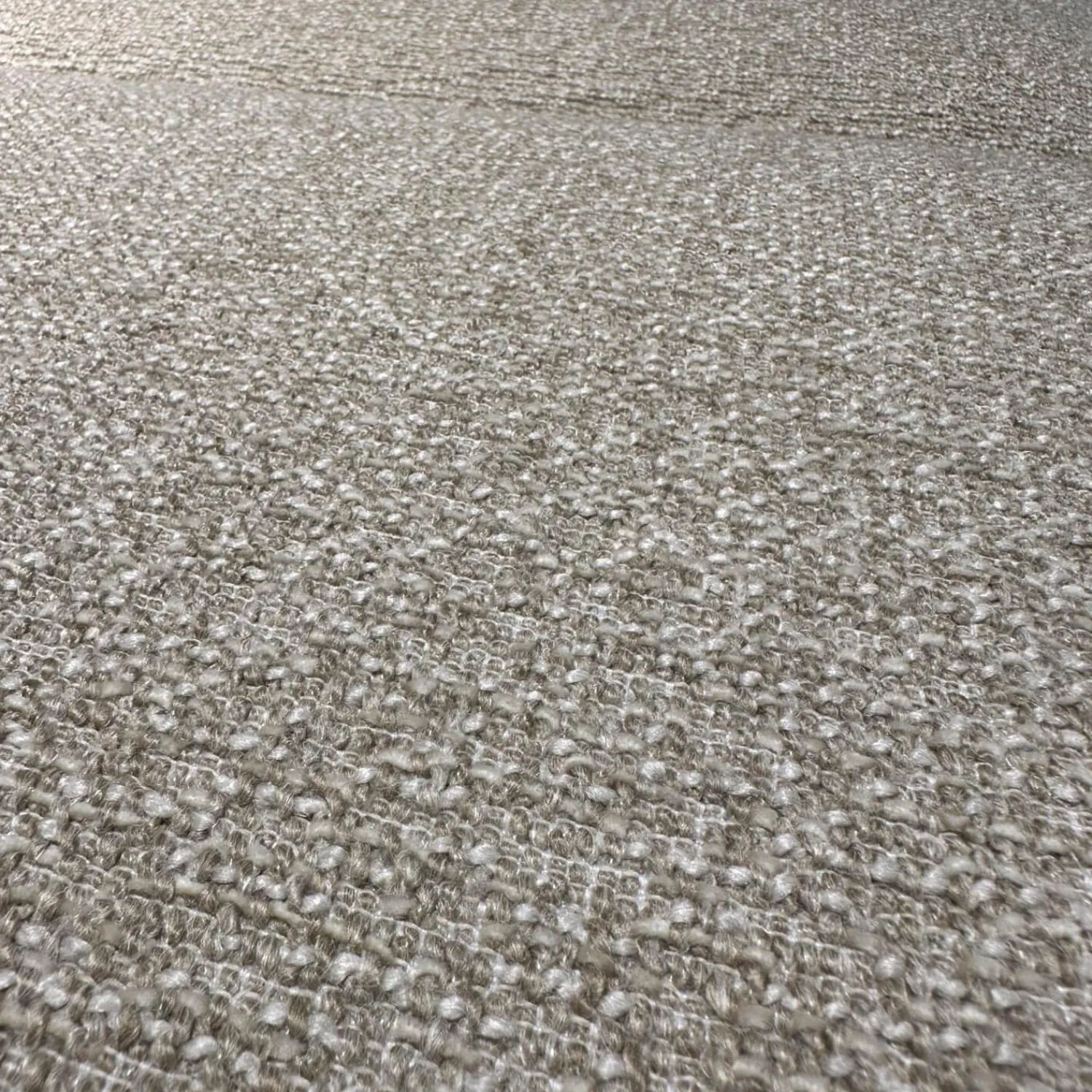 Erpo Ecksofas|Ecksofa 05550003 XC Stoff 19 Serra 2041 02 Beige Grau Metallfuß 57 Matt Chrom