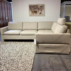 Brühl 3-Sitzer-Sofas|Ecksofas|Ecksofa Alba Stoff 3360 Beige Mit Klappbaren Armteilen