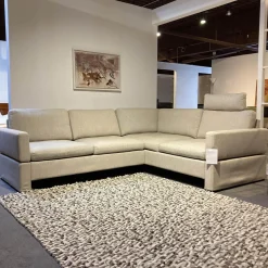 Brühl 3-Sitzer-Sofas|Ecksofas|Ecksofa Alba Stoff 3360 Beige Mit Klappbaren Armteilen