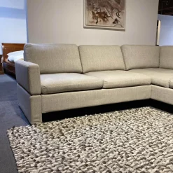 Brühl 3-Sitzer-Sofas|Ecksofas|Ecksofa Alba Stoff 3360 Beige Mit Klappbaren Armteilen