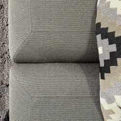 Brühl Ecksofas|Ecksofa All Together 73620 Stoff 3677 95 Grau Inklusive Kissen Und Hocker