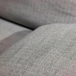 Violetta Ecksofas|Ecksofa Andria Stoff Kairo 90 Grau Eiche Dunkel Geräuchert Mit Holzablage