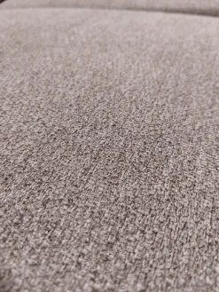 Global Ecksofas|Ecksofa Arima N Stoff Chicago Taupe Grau Braun Fuß F151 Chrom Inklusive Motorischer Verstellungen