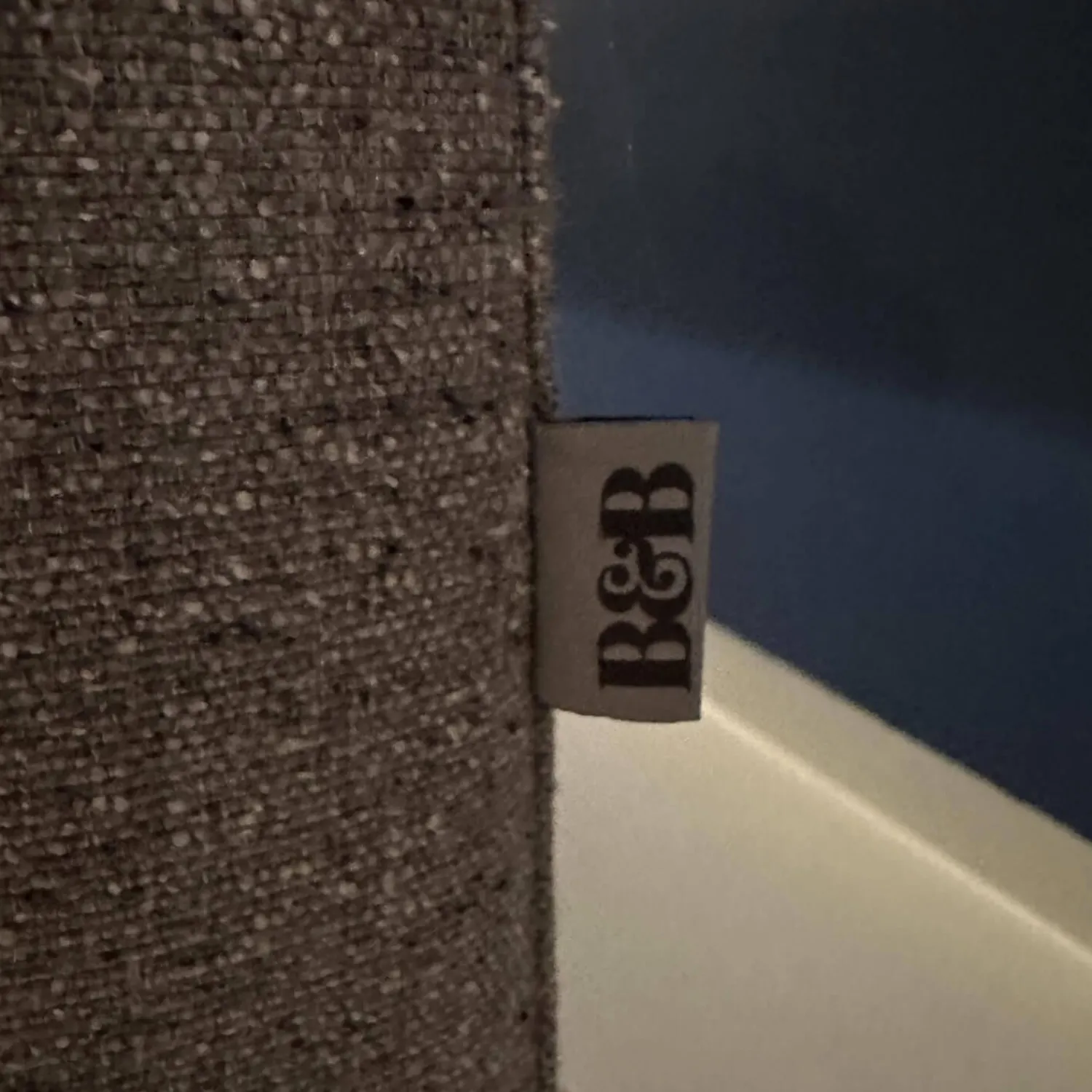 B&B Italia Ecksofas|Ecksofa Atoll Bezug Stoff Edit Steingrau Füße Verchromt Schwarz Lackiert Inklusive Sofakissen Rolle