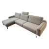 Leolux Ecksofas|Ecksofa Bellice Stoff Apollo Star 26931 Grau