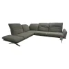 Koinor Ecksofas|Ecksofa Calmo Stoff 13 Educa 93 Sitz Polyschaum M-Kufe Nickel Satiniert