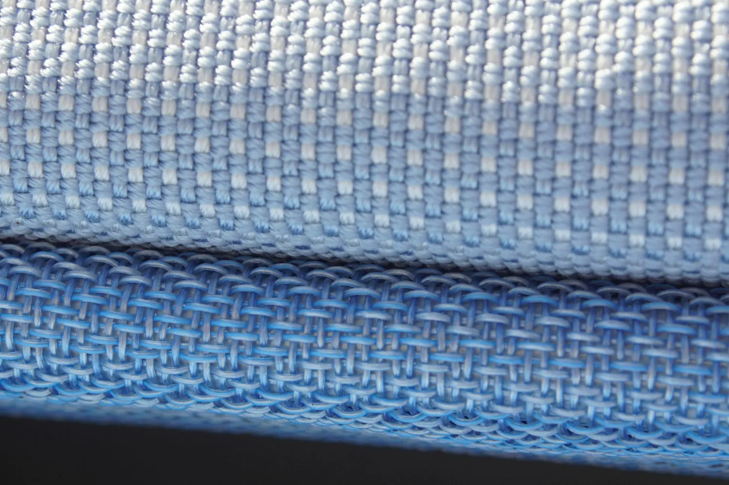 Paola Lenti Polstergruppen|Ecksofa Canvas Stoff Brio Malva Bianco Blau Gestell Rostfreier Stahl Inklusive Kissen