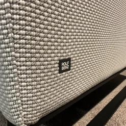 Rolf Benz Ecksofas|Ecksofa Cara Stoff 22.309 Achalgrau Gestell Kufe In Stahl Schwarz Mit Niedrigem Rückenkissen