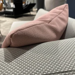 Rolf Benz Ecksofas|Ecksofa Cara Stoff 22.309 Achalgrau Gestell Kufe In Stahl Schwarz Mit Niedrigem Rückenkissen