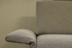 Rolf Benz Ecksofas|Ecksofa Cara Stoff Weißgrau 26.202 mit Holz-Ablage Schwenkbar