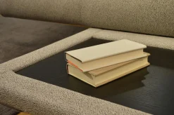 Rolf Benz Ecksofas|Ecksofa Cara Stoff Weißgrau 26.202 mit Holz-Ablage Schwenkbar