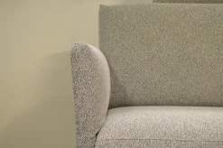 Rolf Benz Ecksofas|Ecksofa Cara Stoff Weißgrau 26.202 mit Holz-Ablage Schwenkbar