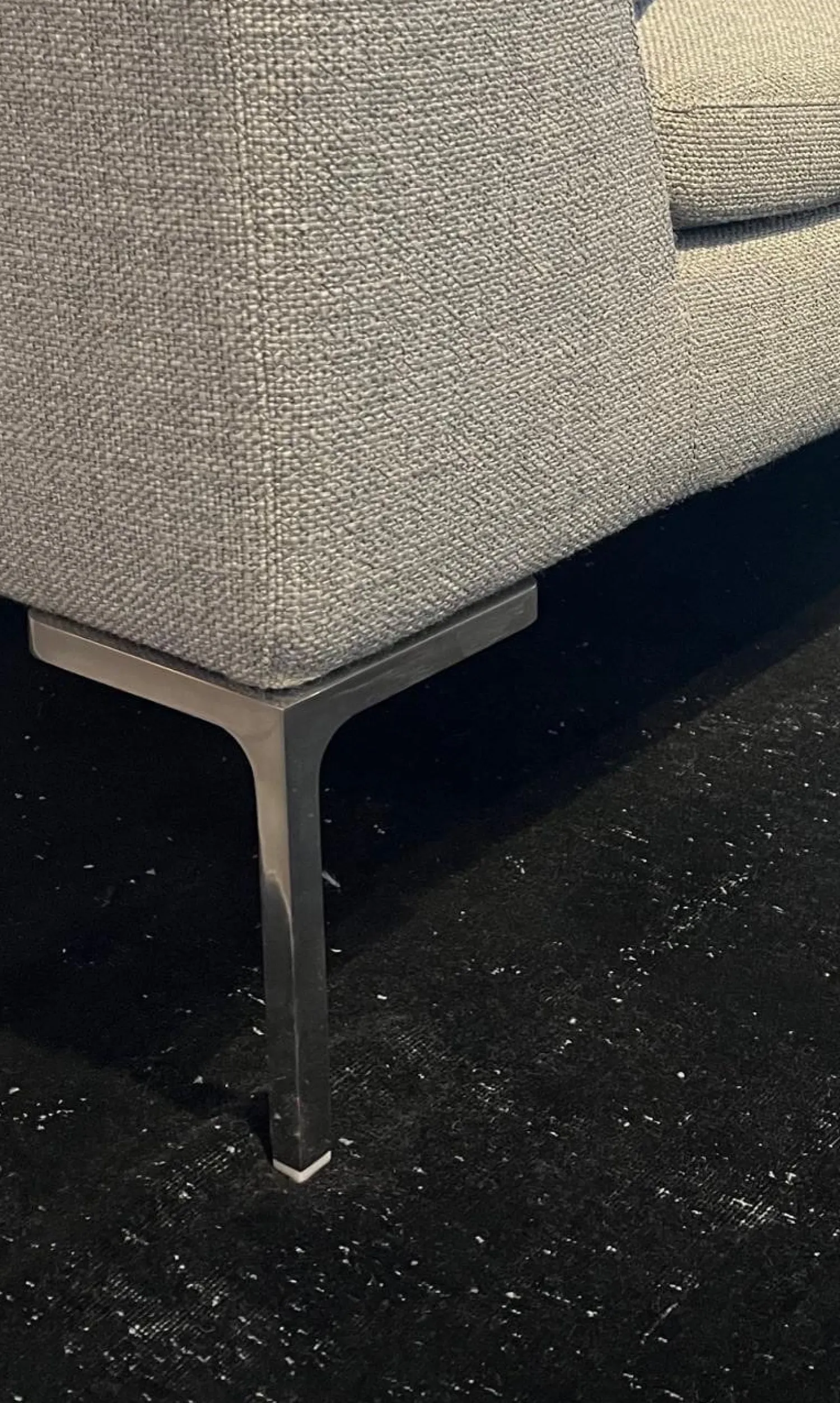 B&B Italia Ecksofas|Ecksofa Charles Large Stoff Cat A 2816251 Astro Grau Mit 9 Kissen