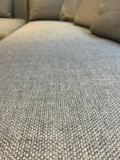 B&B Italia Ecksofas|Ecksofa Charles Large Stoff Cat A 2816251 Astro Grau Mit 9 Kissen