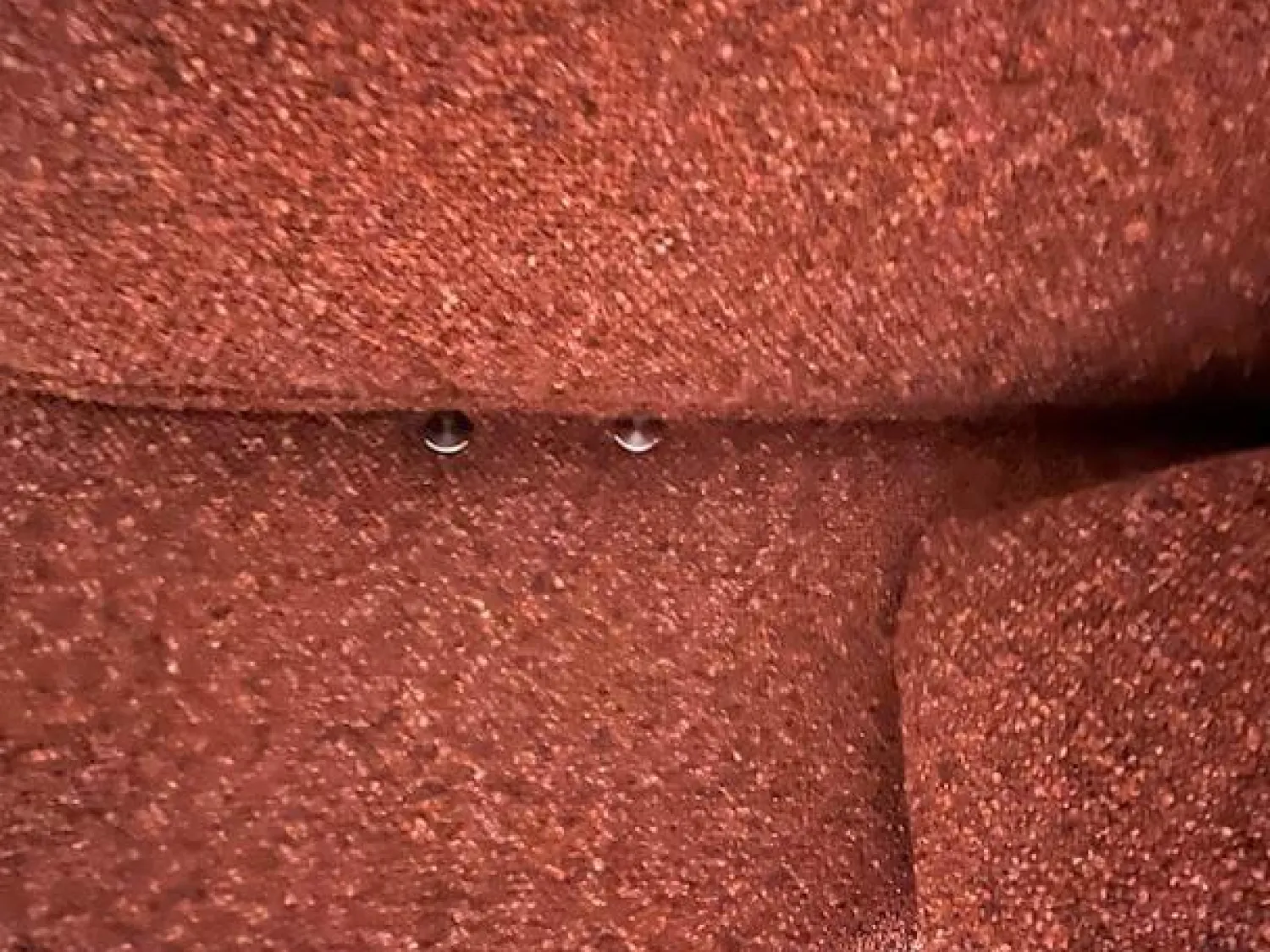 Koinor Ecksofas|Ecksofa Ciao Bezug 16 Luando Rostbraun Rot Kupfer Braun Füße Metall Schwarz Pulverbeschichtet Mit Verstellungen Inklusive 2 Nierenkissen