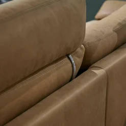 Erpo Ecksofas|Ecksofa CL 960 Leder 390.850 Tabac Braun Kufe HG