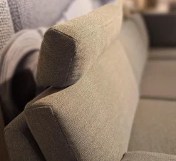 Erpo Ecksofas|Ecksofa Classics CL500 Stoff 18 2022.80 Grau mit Kopfstütze