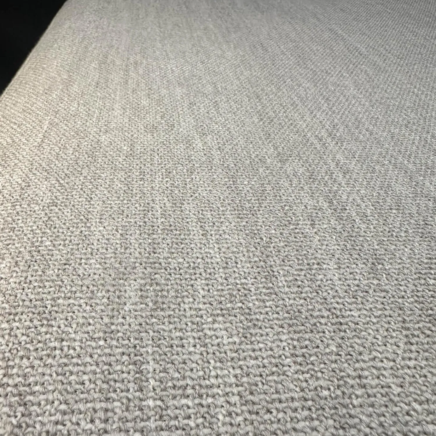 COR Ecksofas|Ecksofa Conseta Bezug Stoff 8081 Muschel Grau Schmalfüße Anthrazit inklusive Kopfstütze