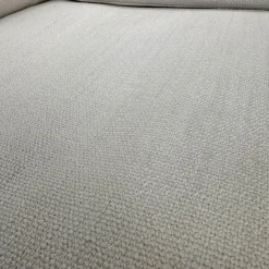 COR Ecksofas|Ecksofa Conseta Bodenfrei Stoff 7149 Weiß Schmalfüße F04 Feinstruktur Stahl Mit Filtgleiter