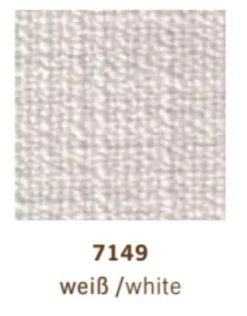 COR Ecksofas|Ecksofa Conseta Bodenfrei Stoff 7149 Weiß Schmalfüße F04 Feinstruktur Stahl Mit Filtgleiter