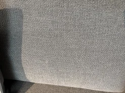 COR Ecksofas|Ecksofa Conseta Stoff 9131 Anthrazit mit Kissen und Kopfstütze
