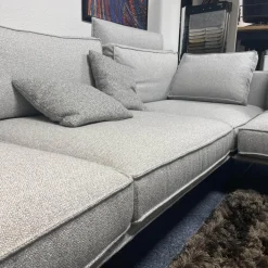 IP Design Ecksofas|Ecksofa Cube Air Bezug Mara IP1763-181 Cube Lounge Parsolgrau