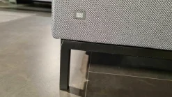 Rolf Benz Ecksofas|Ecksofa Ego Stoff 26.267 Graphitgrau mit 4 Kissen und Nackenstütze