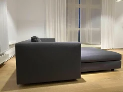Ligne Roset Ecksofas|Ecksofa Exclusif Stoff B Unik Ardoise Grau