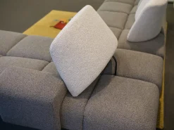 WK Wohnen Polstergruppen|Ecksofa Garnitur WK 515 Joker Stoff Cosmo Anthrazit Light Mit 360 Grad Verstellbarer Rückenkissen