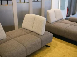 WK Wohnen Polstergruppen|Ecksofa Garnitur WK 515 Joker Stoff Cosmo Anthrazit Light Mit 360 Grad Verstellbarer Rückenkissen