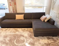 Christine Kröncke Ecksofas|Ecksofa Gatsby Fest Smart-Back Stoff Djakarta Graphit mit Kissen