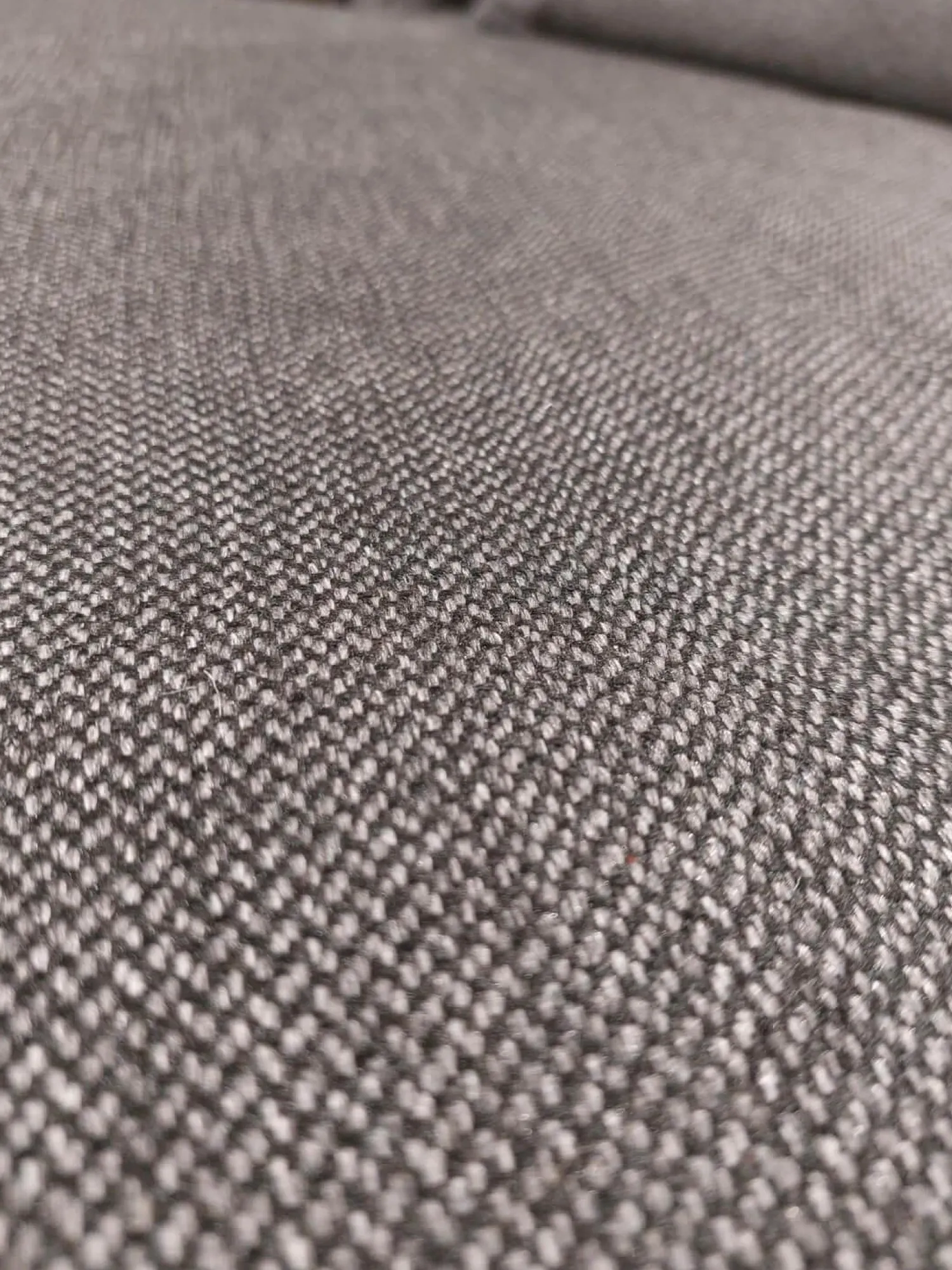 Global Ecksofas|Ecksofa Gotera Stoff Twice Dark Grey Grau Füße Chrom Glänzend Mit Teilmotorischer Schlaffunktion