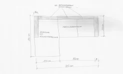 Bielefelder Werkstätten Ecksofas|Ecksofa Inspiration Stoff Duke Grau mit Verstellbarer Rückenlehne und Kopfstütze
