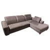 Candy Ecksofas|Ecksofa Lagora Stoff Delux Anthrazit Holzfuß 714 Mit Metall Ummantelt Inklusive Kissen