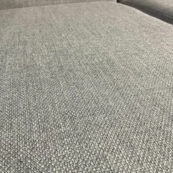 Hay Ecksofas|Ecksofa Mags Stoff Kvadrat Fiord 151 Grau Füße Kiefernholz Schwarz Gebeizt Inklusive Rückenkissen