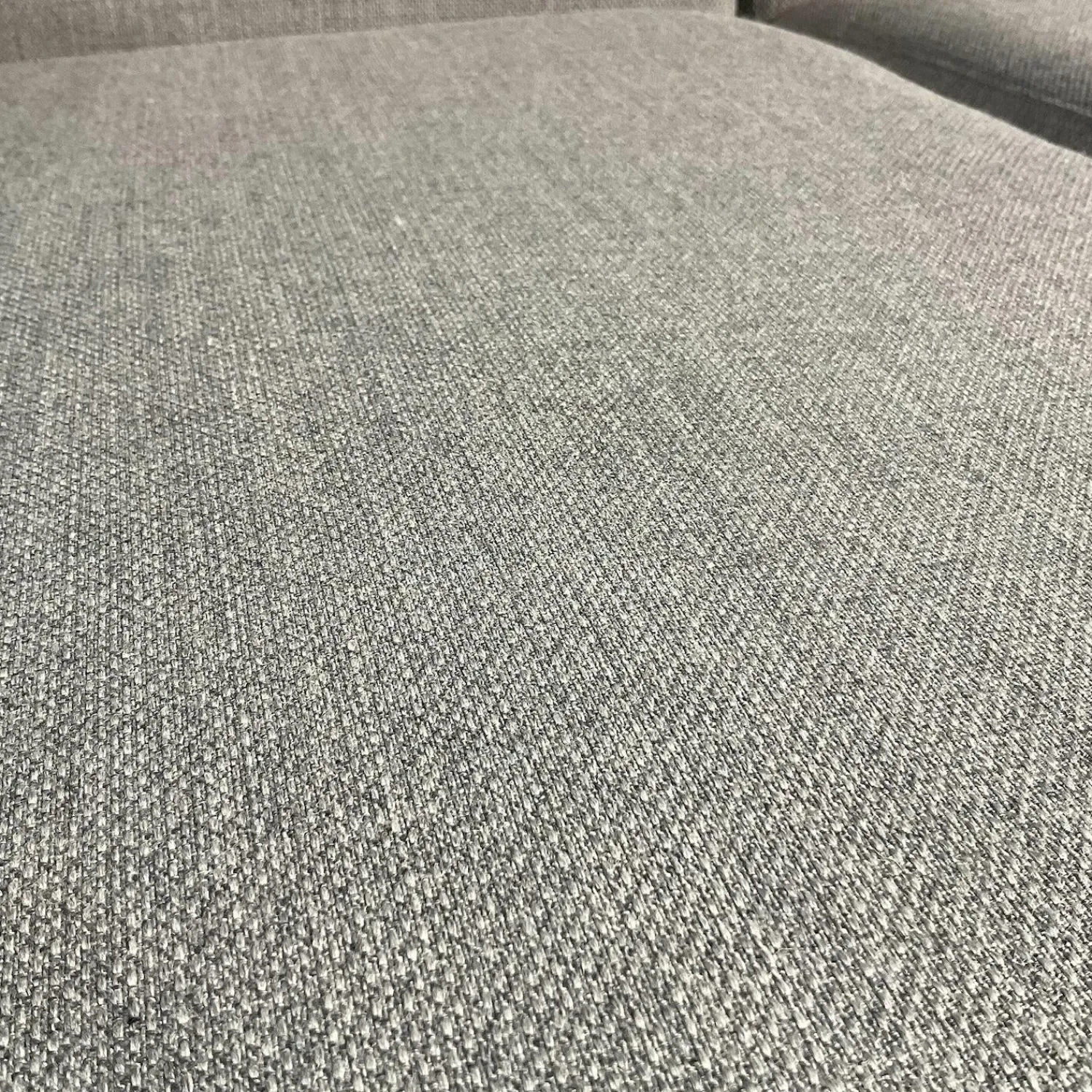 Hay Ecksofas|Ecksofa Mags Stoff Kvadrat Fiord 151 Grau Füße Kiefernholz Schwarz Gebeizt Inklusive Rückenkissen