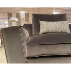 B&B Italia Ecksofas|Ecksofa Maxalto Solatium Stoff Sirio Anthrazit 2053153 mit 7 Kissen