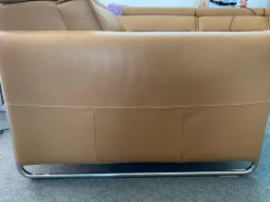 Stressless Ecksofas|Ecksofa Modell Emily iLeder Cori Farbe Caramel Metall Armlehne Chrom mit Power Funktionen