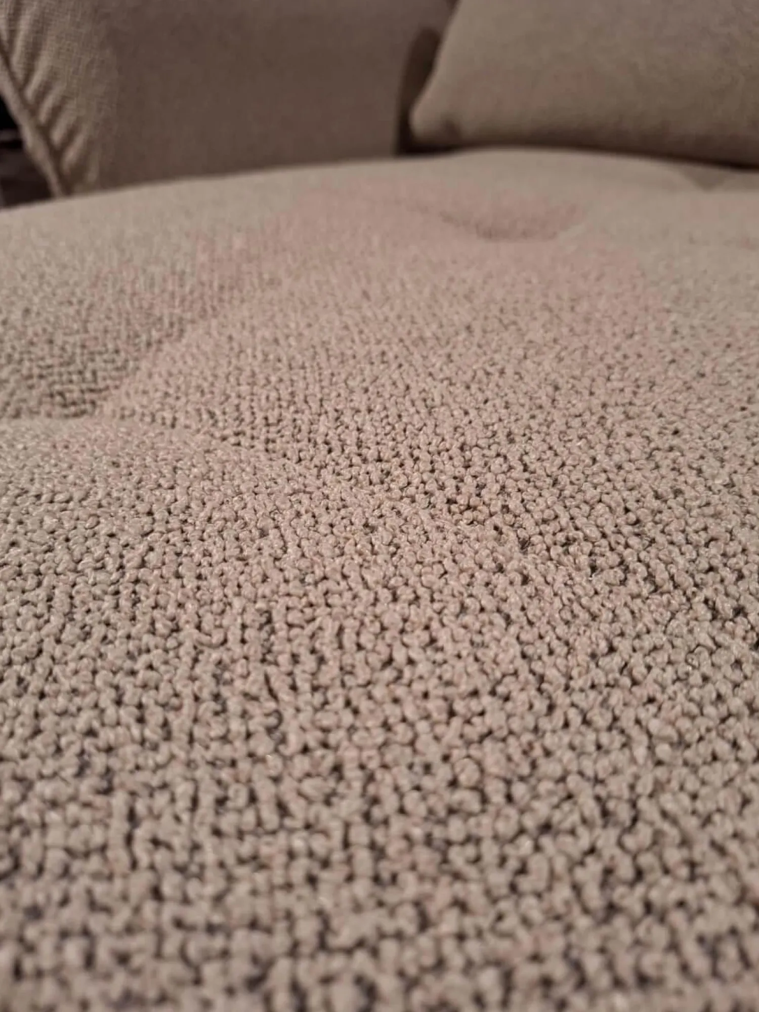 Steinpol Ecksofas|Ecksofa Murcia Stoff Space Natur Metallfuß Schwarz mit motorischer Fußauflage