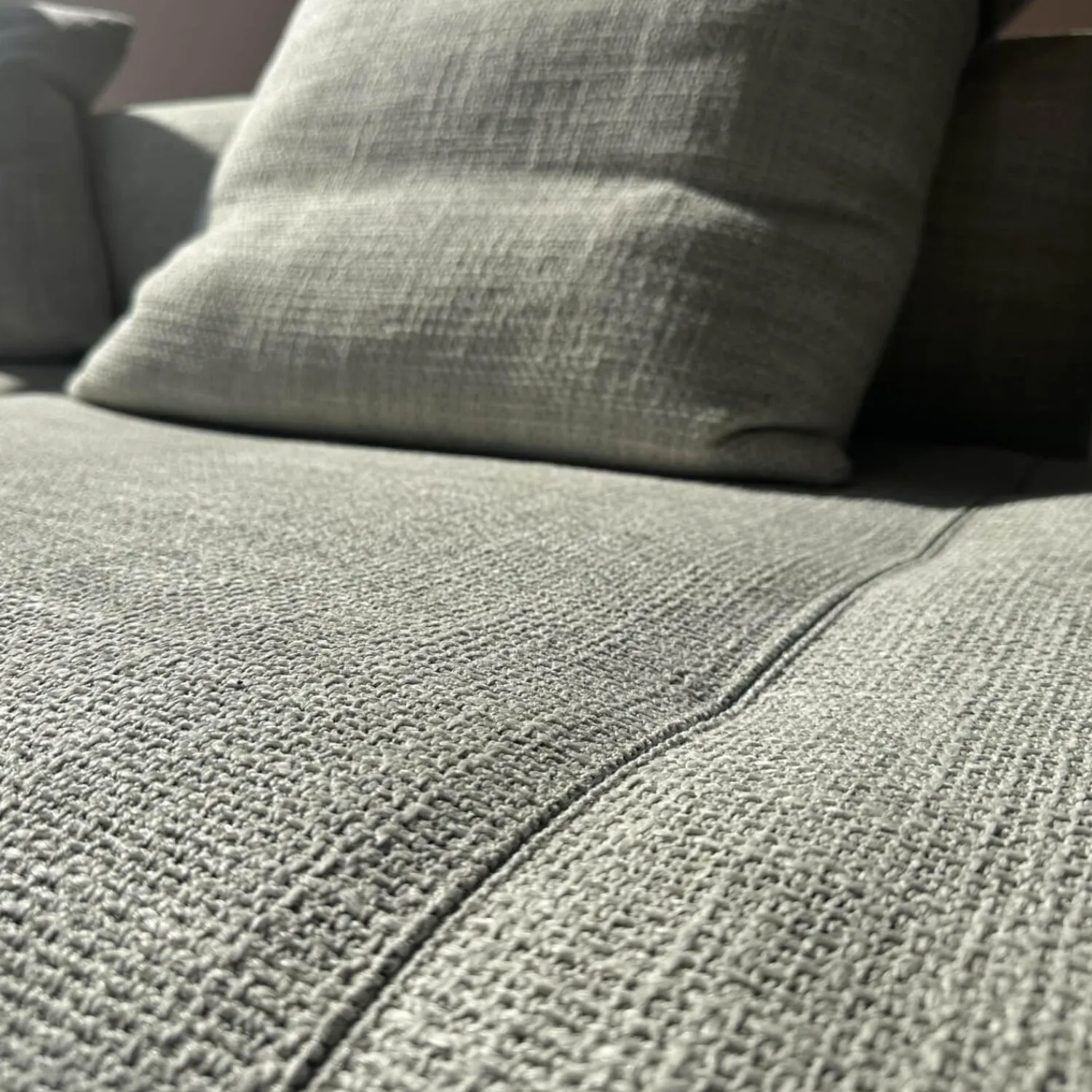 Walter Knoll Ecksofas|Ecksofa Muud Stoff Weave 7757 Pearl Gestell Schwarz Nackenrolle Leder Paco Black Schwarz