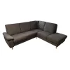 Arco Ecksofas|Ecksofa Nassau Stoff Denise Grau 5697.026 Füße Chrom