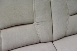 Polipol Ecksofas|Ecksofa Nebraskar Stoff Enoa Fashion Sand 18 Grau mit Manueller Relaxecke