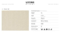 Living Divani Ecksofas|Ecksofa Neowall Stoff Khali Top Farbe 02 Beige Creme mit 3 Kissen