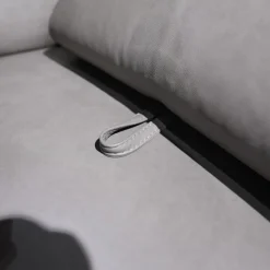 Steinpol Polstergruppen|Ecksofa Relaxa 5 5 Leder Evita Smoke Grau Fuß Alusäulen Inklusive Drehsessel Komfort 3.0