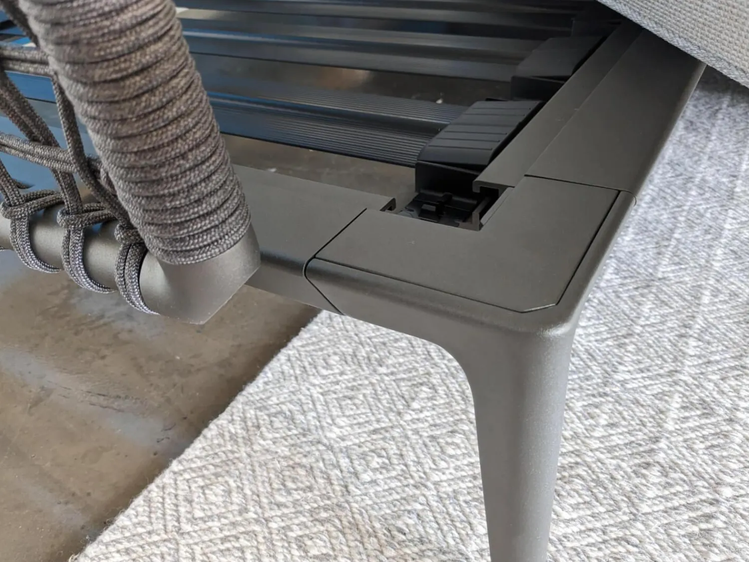 B&B Italia Ecksofas|Ecksofa Ribes Outdoor Stoff Elisir Nature mit 7 Kissen