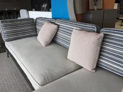 B&B Italia Ecksofas|Ecksofa Ribes Outdoor Stoff Elisir Nature mit 7 Kissen