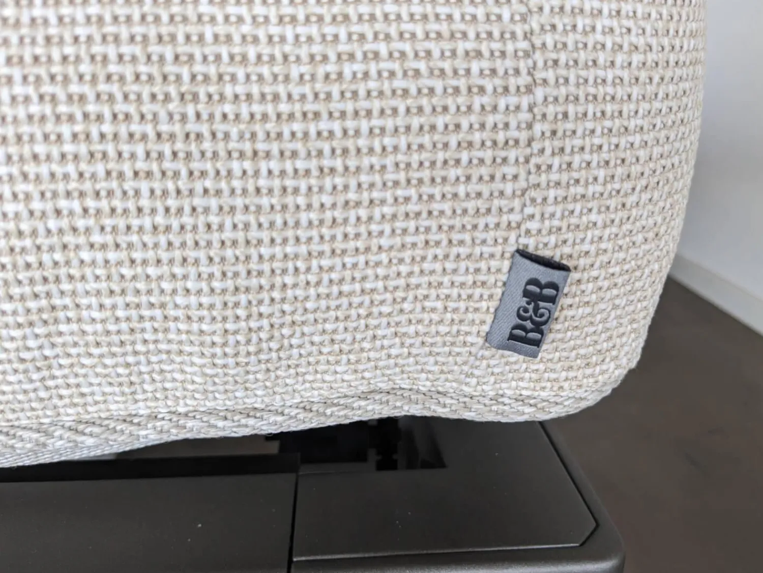 B&B Italia Ecksofas|Ecksofa Ribes Outdoor Stoff Elisir Nature mit 7 Kissen