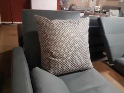 Brühl Ecksofas|Ecksofa Roro Leder Taron Grau Mit Andocktisch Nussbaum Geölt