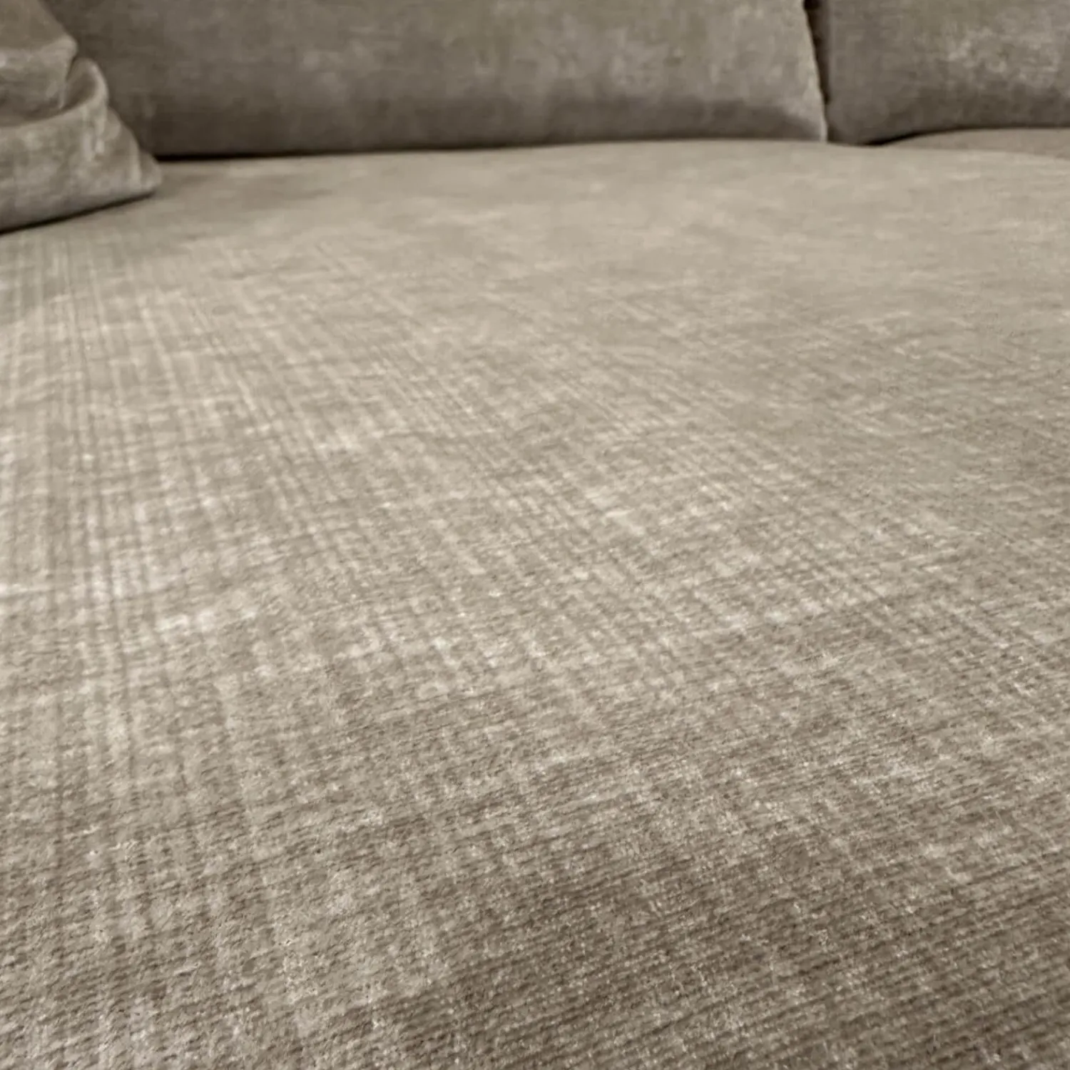 Bielefelder Werkstätten Wohnlandschaften|Ecksofa Sofalandschaft Inspiration Stoff Fame Beigebraun Sockelrahmen Holz