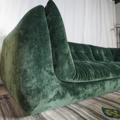 IP Design Ecksofas|Ecksofa Soulmate Stoff Phil Dunkelgrün Mit Kissen Stoff Gray Dunkelgrün Und Phil Curry Orange Braun